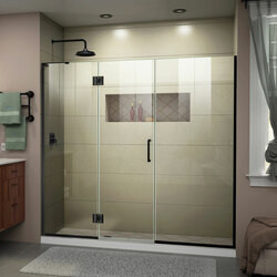DreamLine D3262272L-09 The DreamLine Unidoor-X is a frameless shower door, tub door or enclosure that features a luxurious modern design, complementing the architectural details, tile patterns and the composition of your bath space. Unidoor-X