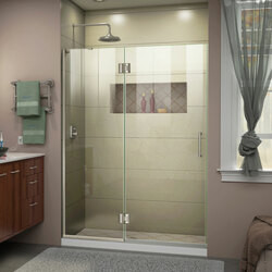 DreamLine D32572L-04 The DreamLine Unidoor-X is a frameless shower door, tub door or enclosure that features a luxurious modern design, complementing the architectural details, tile patterns and the composition of your bath space. Unidoor-X showcases