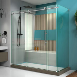 DreamLine SHEN-6134720-07 The DreamLine Enigma-X shower door, tub door or enclosure brings an air of sophistication and luxury with its modern and fully frameless design. The striking stainless steel hardware delivers a perfect mix of exceptional