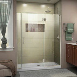 DreamLine D3240672R-04 The DreamLine Unidoor-X is a frameless shower door, tub door or enclosure that features a luxurious modern design, complementing the architectural details, tile patterns and the composition of your bath space. Unidoor-X