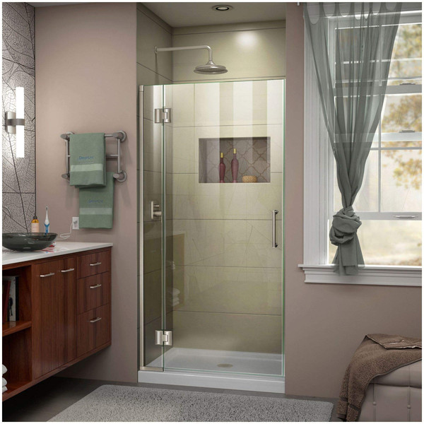 DreamLine D12372-04 Unidoor-X Frameless Shower Door Enclosure