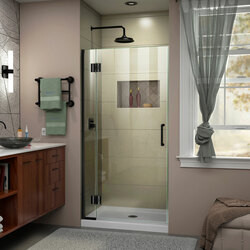 DreamLine D12672-09 The DreamLine Unidoor-X is a frameless shower door, tub door or enclosure that features a luxurious modern design, complementing the architectural details, tile patterns and the composition of your bath space. Unidoor-X showcases