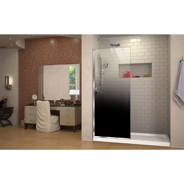 DreamLine Linea Ombre D3234720PXB-01 Single Panel Walk-In Shower Screen with Gradient Design