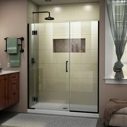 DreamLine D1292272-09 The DreamLine Unidoor-X is a frameless shower door, tub door or enclosure that features a luxurious modern design, complementing the architectural details, tile patterns and the composition of your bath space. Unidoor-X