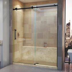 DreamLine SHDR-64607610-09 The DreamLine Enigma Air fully frameless, sliding shower or tub door has the ultimate combination of luxury and modern design. Striking stainless steel hardware delivers a perfect mix of exceptional quality and cool urban