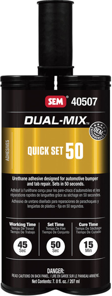 SEM Products SEM-40507 SEM Dual-Mix Quick Set 50 Second - 7 oz.