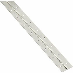 National Hardware N148-171 V570 Continuous Hinge in Nickel,1-1/2" x 30"