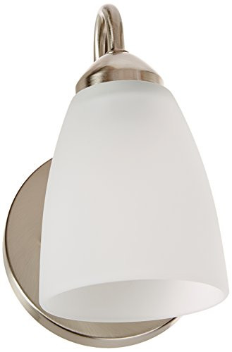 Progress Lighting 94270609 P2706-09 Gather Collection 1-Light Vanity Fixture, Brushed Nickel