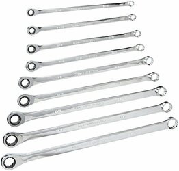 Apex KD85998 GearWrench 9 pc. XL GearBox Double Box Ratcheting Wrench Set - SAE
