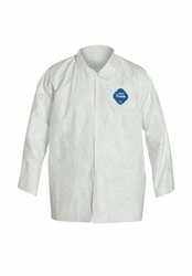 DUPONT 251-TY303S-XL TYVEK COVERALL SHIRT SNAP FRONT LONG SLEEVES