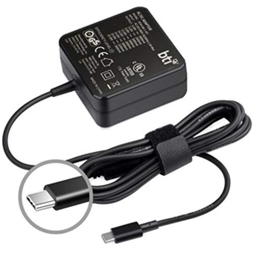 BATTERY TECHNOLOGY INC. 1HE08AA#ABA-BTI 65WATT 20VOLT AC ADAPTER FOR HP USB TYPE C DSKTP BLK 1HE08AA ABA