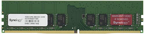SYNOLOGY D4EC-2666-16G 16GB RAM UNBUFF ECC ECC DIMM DDR4-2666 260PIN 1.2V