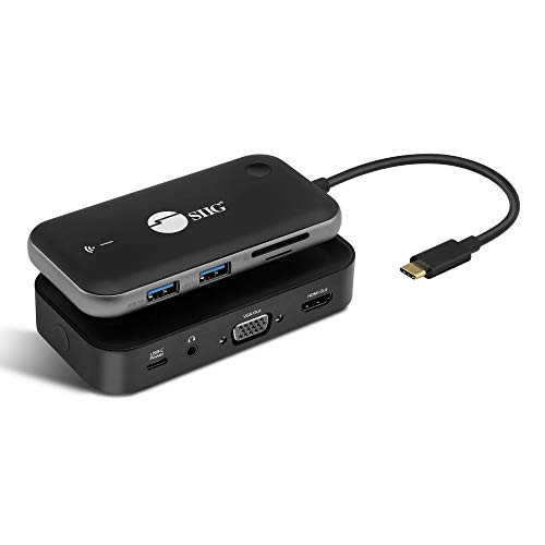 SIIG CE-H26P11-S1 WIRELESS USB-C VIDEO HUB EXTENDER