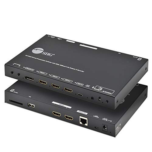 SIIG CE-H26S11-S1 5X3 MULTI-FORMAT PRESENTATION SWITCHER & RECORDER