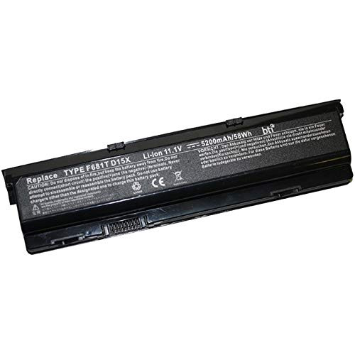 BATTERY TECHNOLOGY INC. F681T-BTI DELL BATTERY 11.1V 6 CELL 56WHR BTI REPL BAT FOR F681T M15X R1 P08G