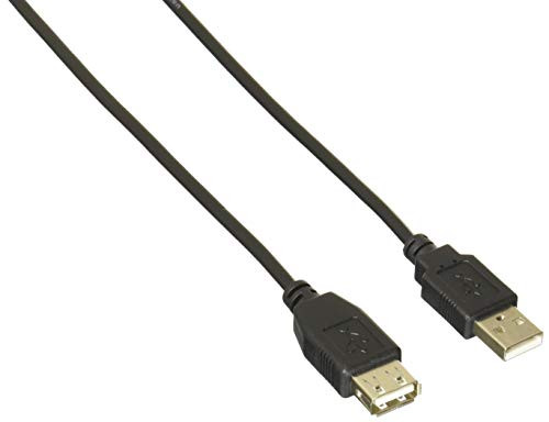 ROCSTOR Y10C118-B1 10FT/3M USB 2.0 EXTENSION CABLE USB 2.0 TYPE A TO TYPE A F/M BLACK