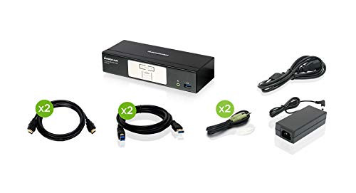 IOGEAR GCS1932H 2-PORT 4K KVM W/HDMI CONNECTION