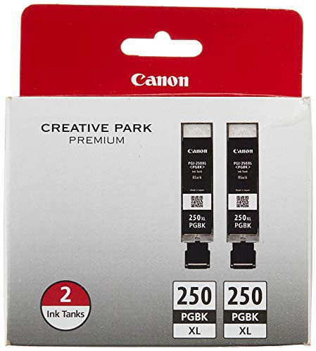 CANON - INK SUPPLIES 6432B004 PGI-250XL BLACK TWIN PACK