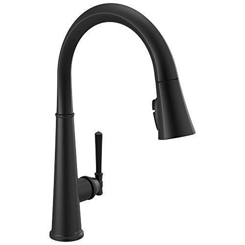 Delta 9182-BL-DST Delta Emmeline Single Handle Pull Down Kitchen Faucet  - Matte Black