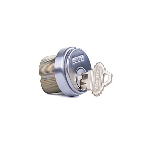 Schlage 30-001-C-118-626 30-001C 118 626 L Series Cylindrical 1-1/8 C Kwy 626, Satin Chrome