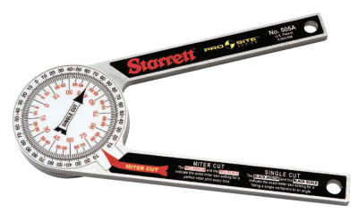 L.S. Starrett No. 505 Series ProSite Protractor / Miter Gage