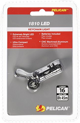 Pelican 1810C Keychain Flashlight, Black
