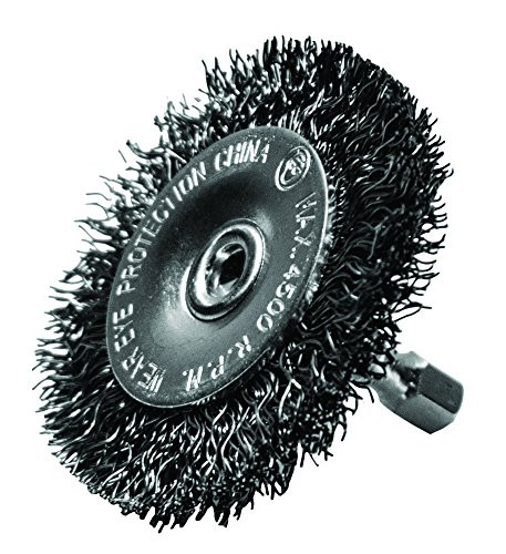 Century Drill & Tool CY76421 Century Drill and Tool Coarse Drill Radial Wire Brush, 2-1/2-Inch