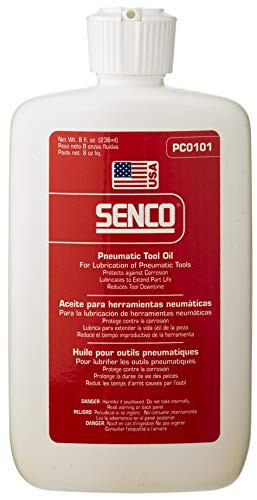 Senco 556386 Premium Grade Lubrication Pneumatic Tool Oil, 8 Fluid Ounce/Bottle