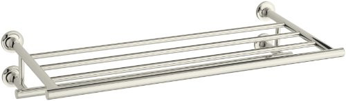 Kohler 369718 K- Purist Towel Shelf, Vibrant Polished Nickel