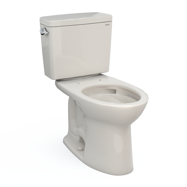 TOTO® Drake®  Two-Piece Elongated 1.6 GPF Universal Height TORNADO FLUSH® Toilet with CEFIONTECT®, Sedona Beige - CST776CSFG#12
