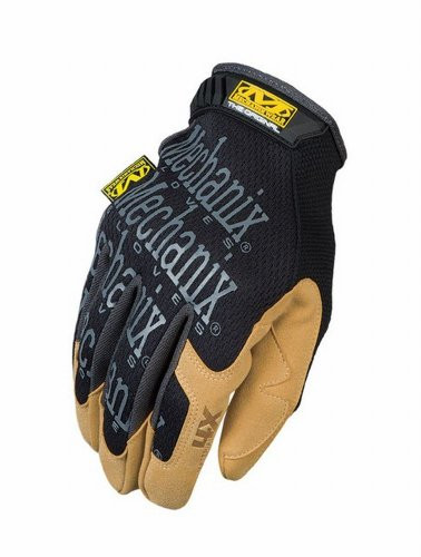 MECHNX MCX-MG4X-75-010 MECHNX 2 Pack Material 4X Original Glove Large, Black/Tan