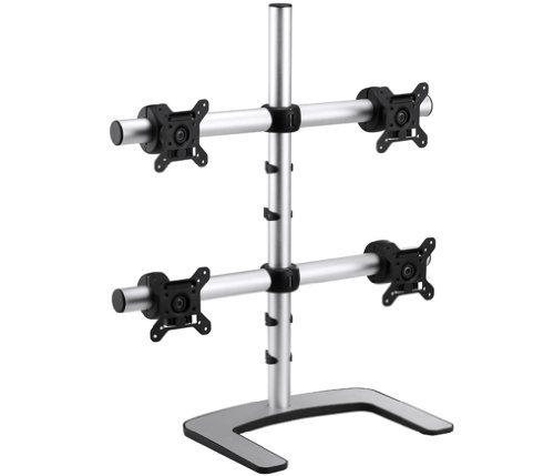 ATDEC PTY LTD VFS-Q ATDEC QUAD/TRIPLE/DUAL/SINGLE MONITOR DESK MOUNT - FREESTANDING BASE - FLAT/CURV