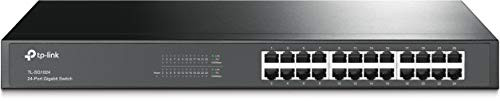 TP LINK TL-SG1024 TL-SG1024 24PORT 10/100/1000 24PORT STACKABLE RJ45 W/ STEEL CASE