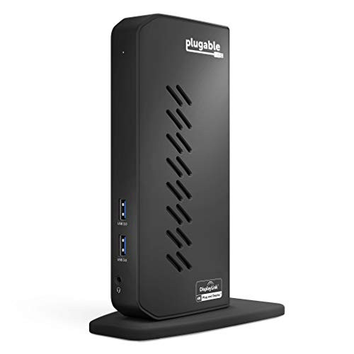 PLUGABLE TECHNOLOGIES UD-6950Z PLUGABLE USB 3.0 & USB-C DUAL 4K DISPLAY DOCKING STATION