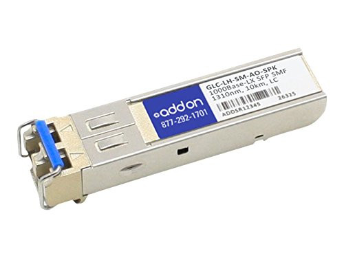 ADDON GLC-LH-SM-AO-5PK 5PK CISCO SFP 10KM LX GLC-LH-SM COMPAT TAA XCVR 1GB LX SMF LC