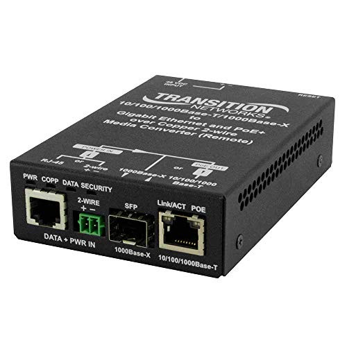 TRANSITION NETWORKS EO2PD4052-111 IP GB POE+ OVER 2WIRE REMOTE UNIT  MUST PURCHASE 8X7541