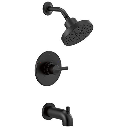 Delta 144749-BL Delta Nicoli Monitor 14 Series H2Okinetic Tub and Shower - Matte Black