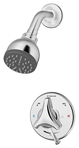 Symmons SYMS9601P Origins Temptrol Pressure Balance Handle Shower Faucet Trim Flow Rate: 1.5 GPM