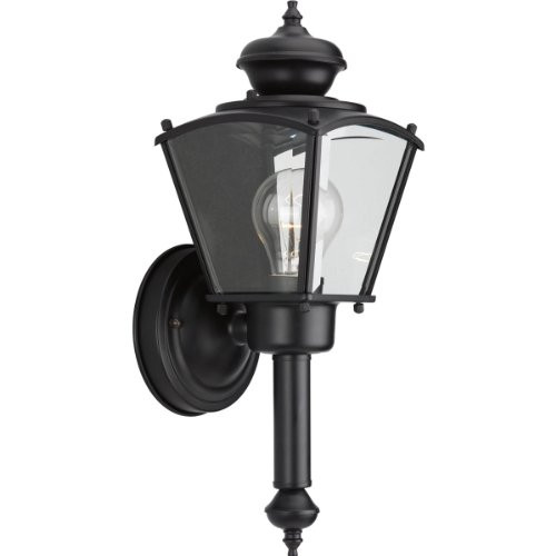 Progress Lighting 94584631 P5846-31 1-Light Wall Lantern, Black