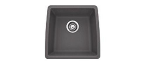 Blanco B441476 441475 Silgranit II Preforma Single Bowl, Cinder.