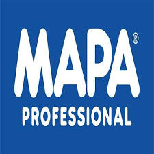 MAPA Professional ANSI Cut A2 Knit Wrist Glove with Dot Print & TPR Impact Protection