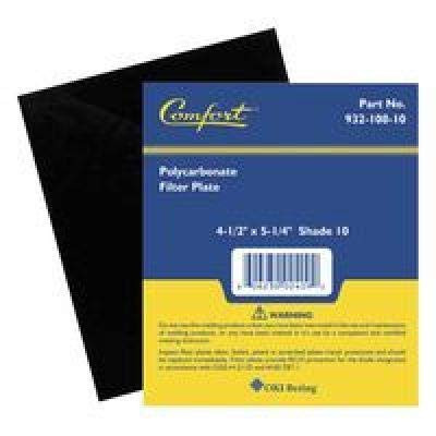 COMFORT EYE PROTECTION 901-932-108-12 FILTER PLATE PLAST 4.5X5.25