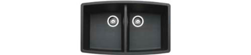 Blanco Performa Silgranit Double Bowl - Cinder Blanco 441473