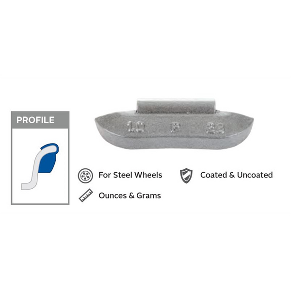 Pass. Car Steel Weights (Box of 25) Wegmann Automotive