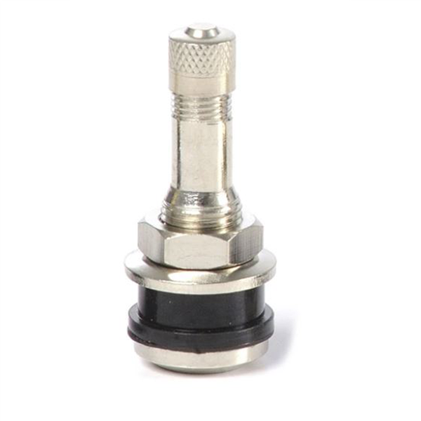 Nickel Plated Brass Tire Valve - 10PK