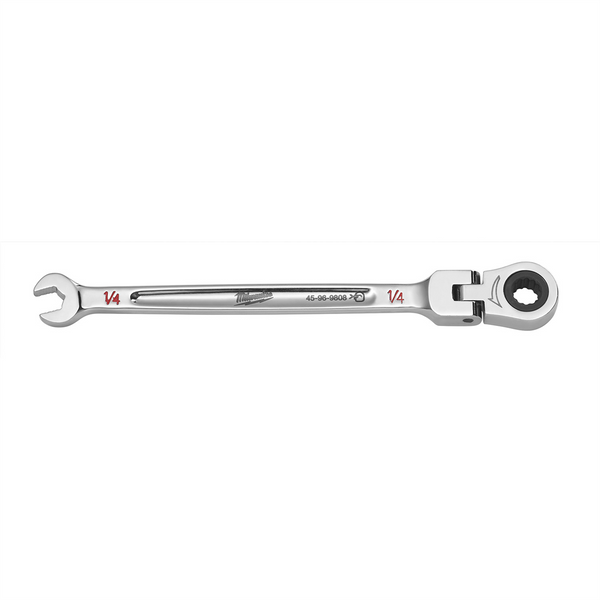 1/4 Flex Head Ratcheting Combination Wrench