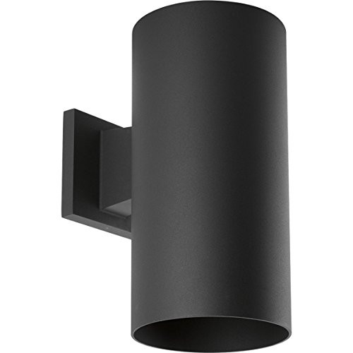 Progress Lighting 9456413130K  P5641-31/30K 6" x 12" Wall Mount Down Light Cylinder, 3000K, Black