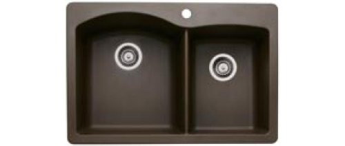 Blanco Diamond 1.75 Bowl Silgranit (Di) - Cinder Blanco 441465