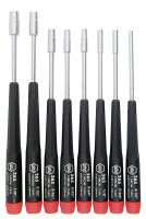 Wiha Tools 8-Piece Standard Nut Driver Set, Precision 3/32" - 1/4"