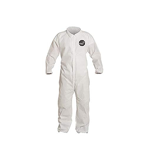 DUPONT 251-PB125SWHLG002500 PROSHIELD COVERALL ELASTIC WRIST/ANKLE